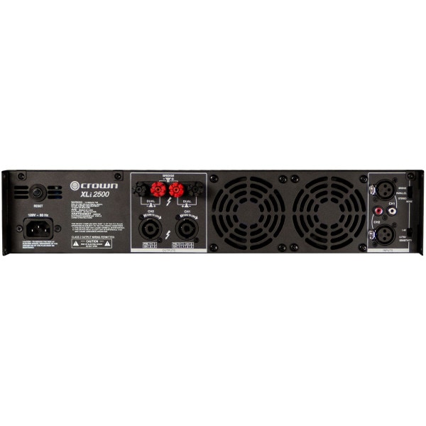 Main product image for Crown XLi 2500 Power Amplifier 2 x 750W at 4 Ohms 245-5130